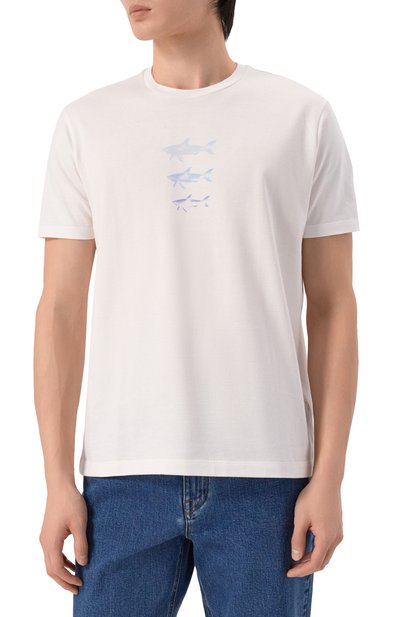 Хлопковая футболка PAUL&SHARK, арт. 26411048_001, фото 3