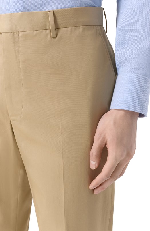 Хлопковые брюки MVST MCHIN21/520 Бежевый  MCHIN21/520 Фото 5