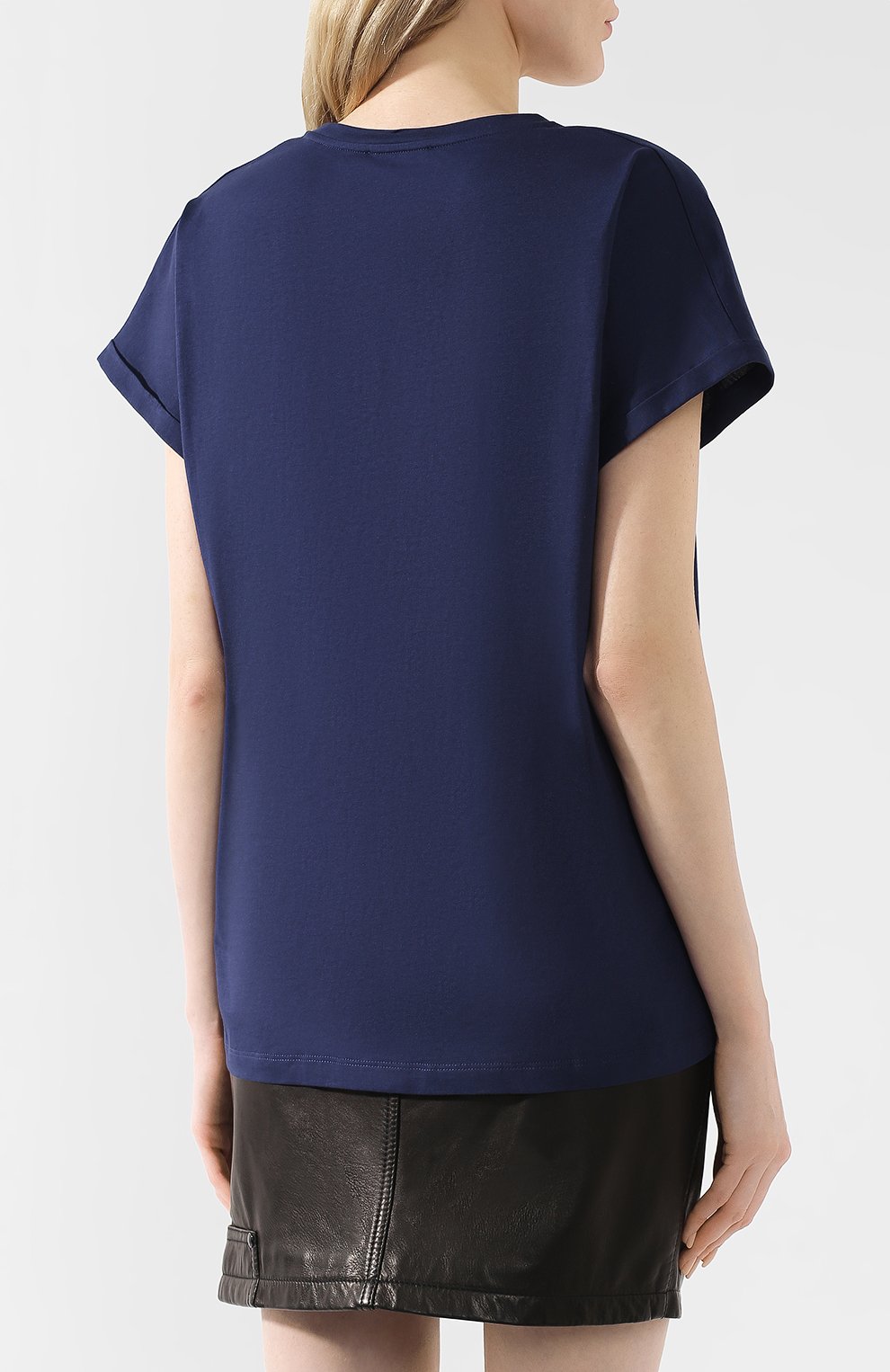 Хлопковая футболка BALMAIN, арт. RF21100/M065, фото 4
