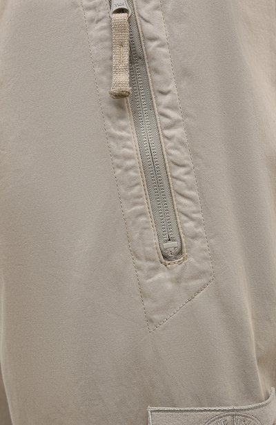 Джоггеры из хлопка и шерсти STONE ISLAND, арт. 7415317F2, фото 5