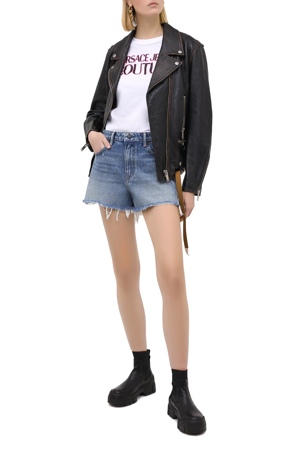 Хлопковая футболка VERSACE JEANS COUTURE, арт. B2HZA7KF-ZDP613 REG. 51/30327, фото 2