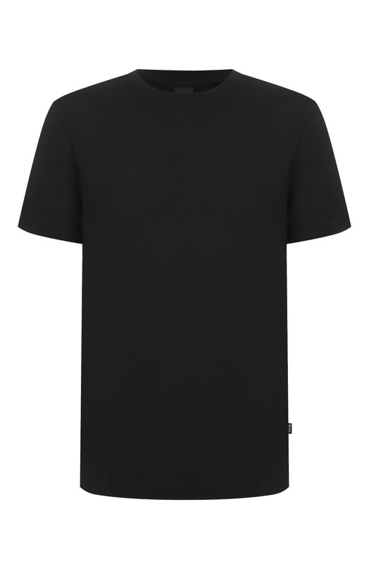Футболка из лиоцелла и хлопка BOSS 50555102 Чёрный 50555102