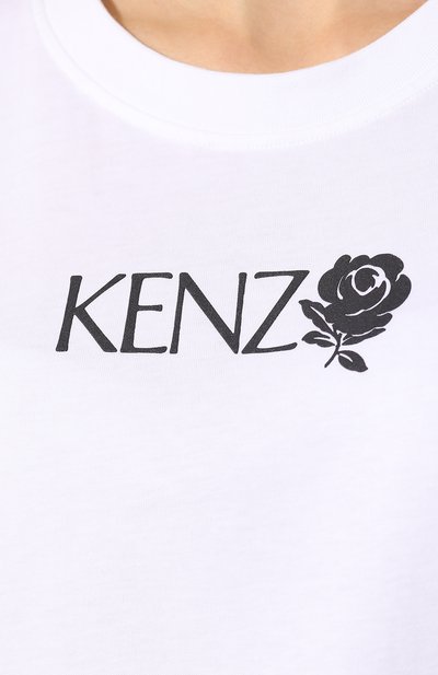 Хлопковая футболка KENZO, арт. 2TS786987, фото 5