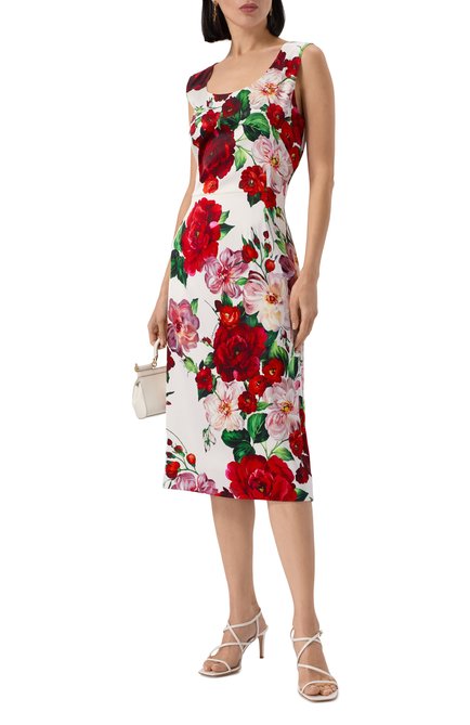 Женское платье из вискозы DOLCE & GABBANA, арт. F6ZJ6T/FSIB4