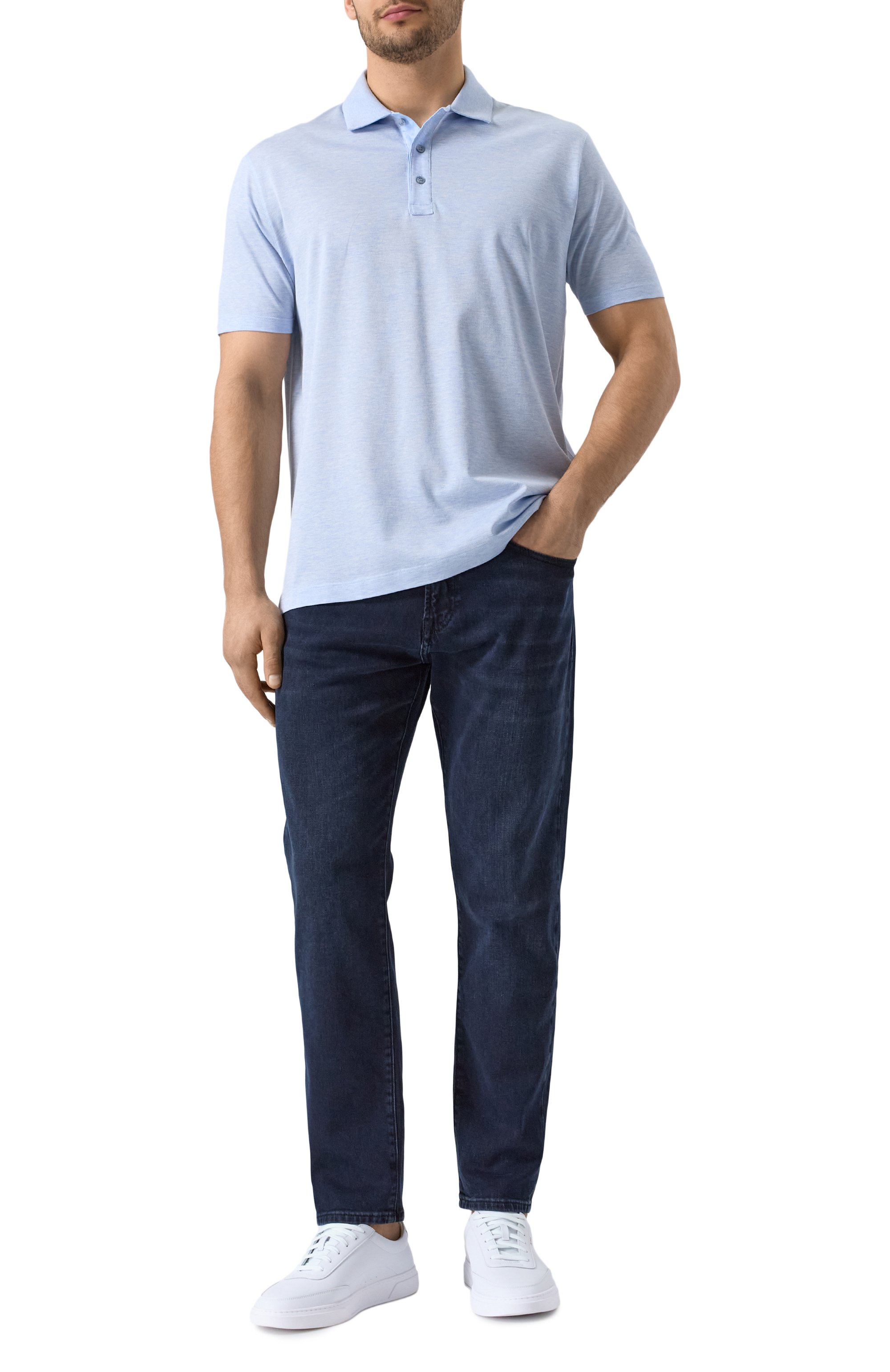 Хлопковое поло PAUL&SHARK, арт. 25411224/XL, фото 2