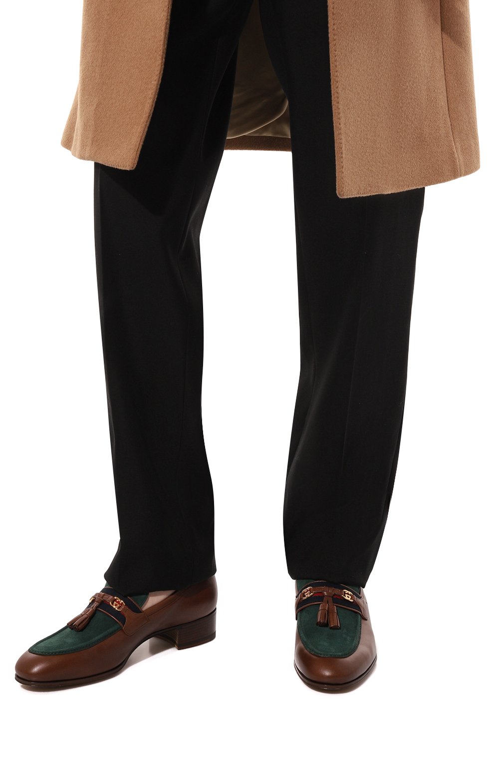 Кожаные лоферы GUCCI, арт. 675650 1W6A0, фото 3