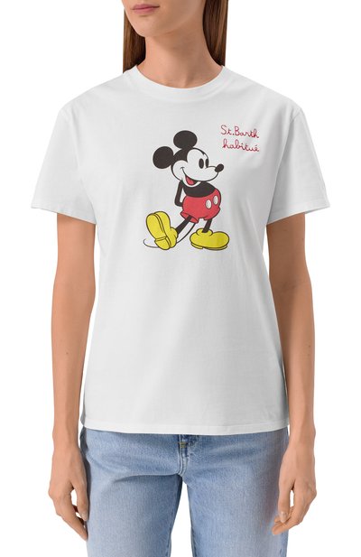 Хлопковая футболка mc2 saint barth x disney MC2 SAINT BARTH, арт. STBW EMILIE/05102H, фото 3