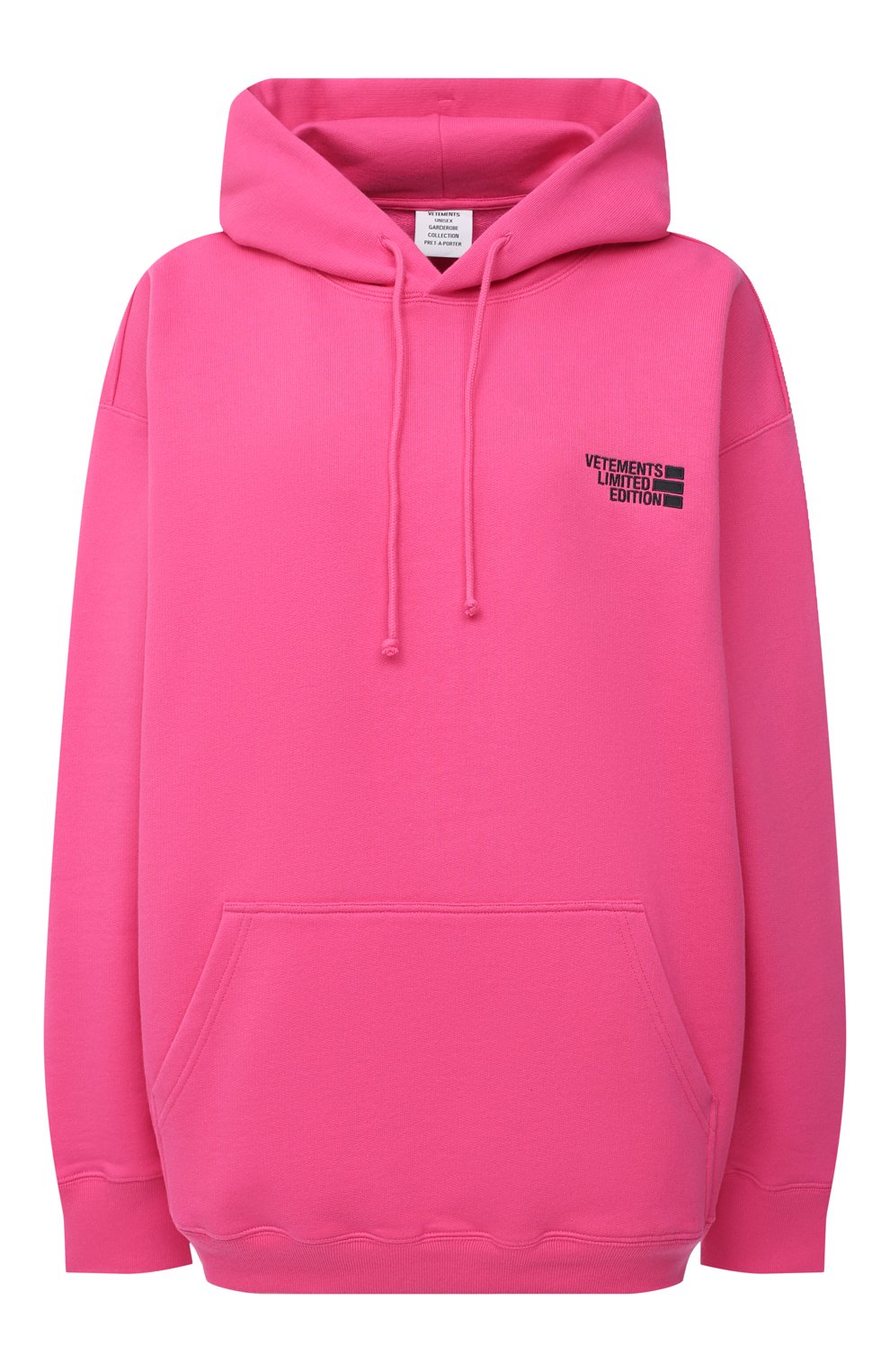 Хлопков ое худи VETEMENTS, арт. UE51TR730P 1604/W, фото 1