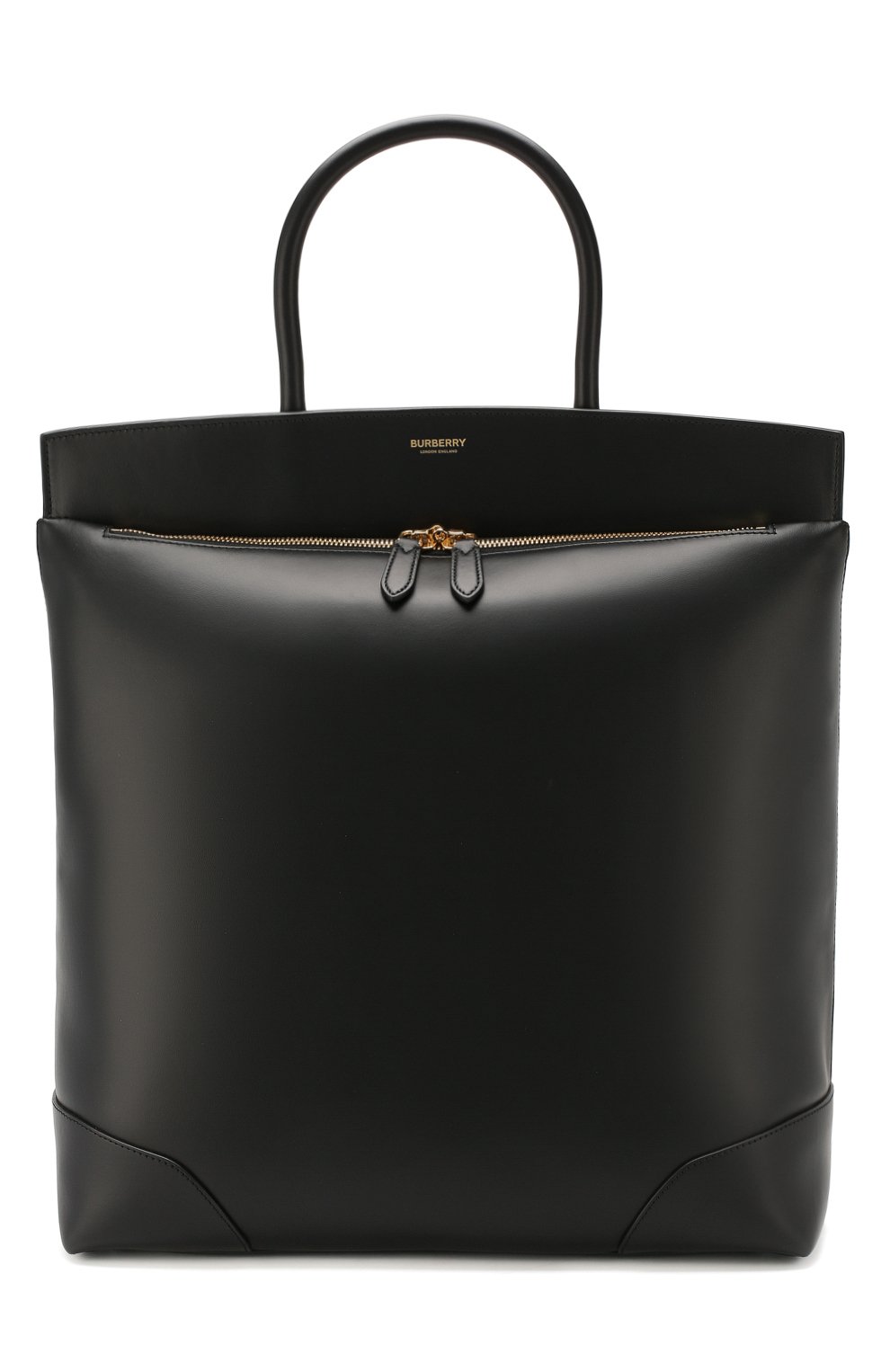 Кожаная сумка-тоут society BURBERRY, арт. 8020970, фото 1