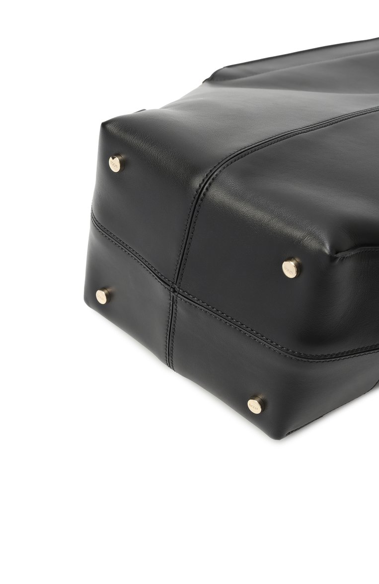 Женская сумка-тоут di folio small TOD’S черного цвета, арт. XBWDBMET200R0R | Фото 3 (Материал: Натуральная кожа; Автоматизация ТО: Проставлено; Размер: small; Автоматизация состава: Проставлено)