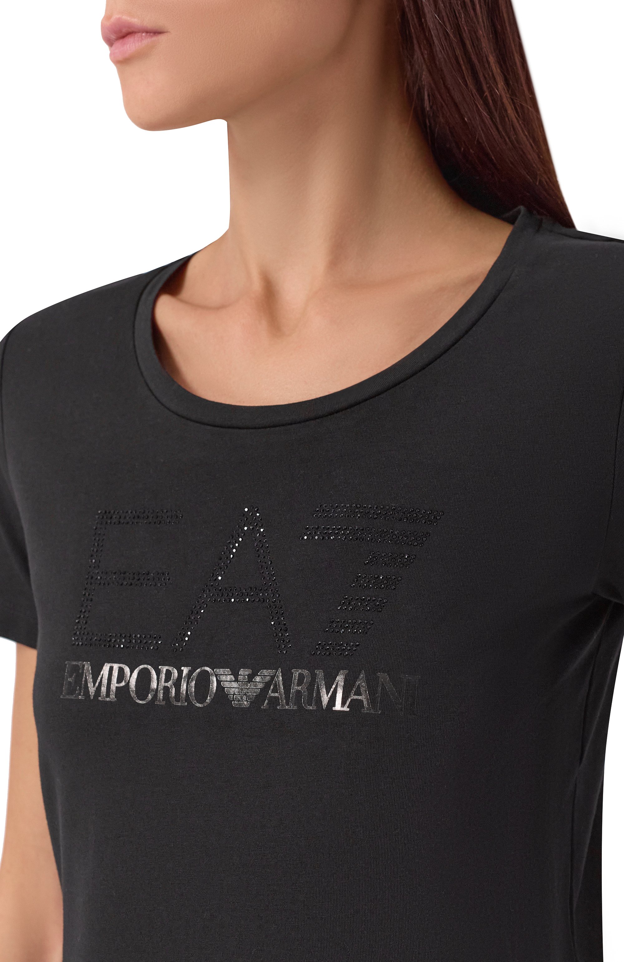 Хлопковая футболка EA7, арт. 7W000536/AF10373, фото 5