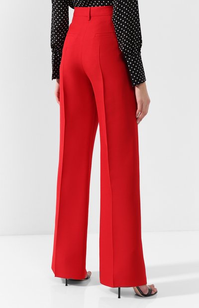 Расклешенные брюки из смеси шерсти и шелка VALENTINO, арт. QB0RB2J04AV, фото 4