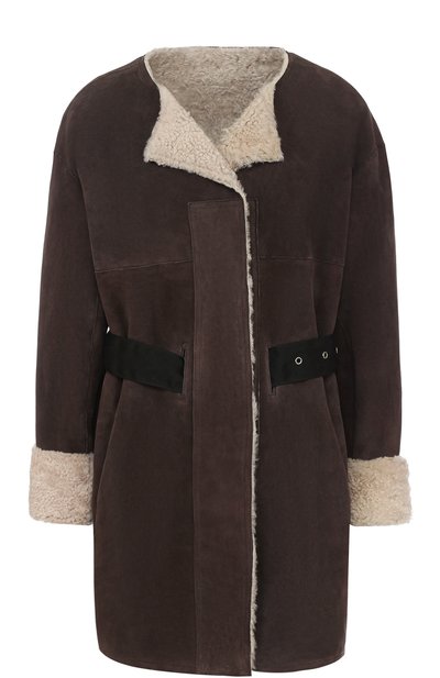 Приталенная дубленка с поясом ISABEL MARANT, арт. MA0278-17A001I/ARSENE, фото 1