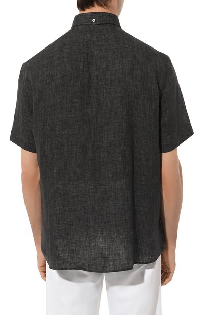 Льняная рубашка BRUNELLO CUCINELLI, арт. MF6300635, фото 4