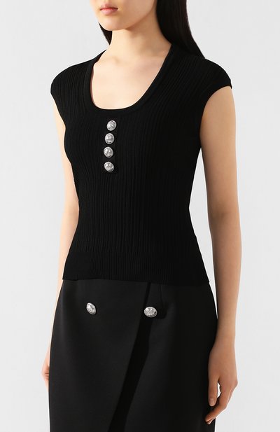 Топ из вискозы BALMAIN, арт. TF00297/K063, фото 3
