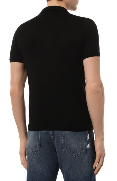 Поло из хлопка и шелка IL BORGO CASHMERE, арт. MS58-1431G0, фото 4