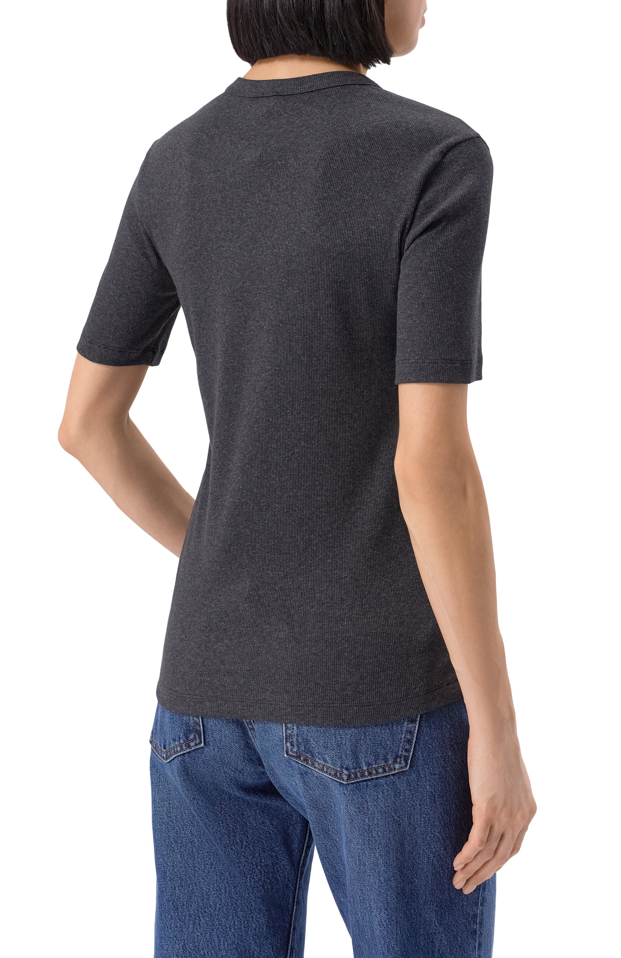 Хлопковая футболка TOTEME, арт. 243-WRT1459-FB0246, фото 4