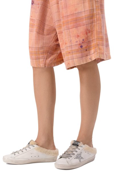 Женские кожаные кеды super-star GOLDEN GOOSE DELUXE BRAND, арт. GWF00110.F007126