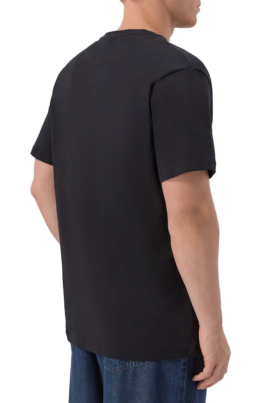 Хлопковая футболка Dirk Bikkembergs BMT1567 Чёрный  BMT1567 Фото 4