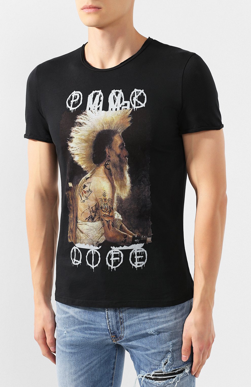 Хлопковая футболка BISIBIGLIO, арт. PUNK LIFE, фото 3