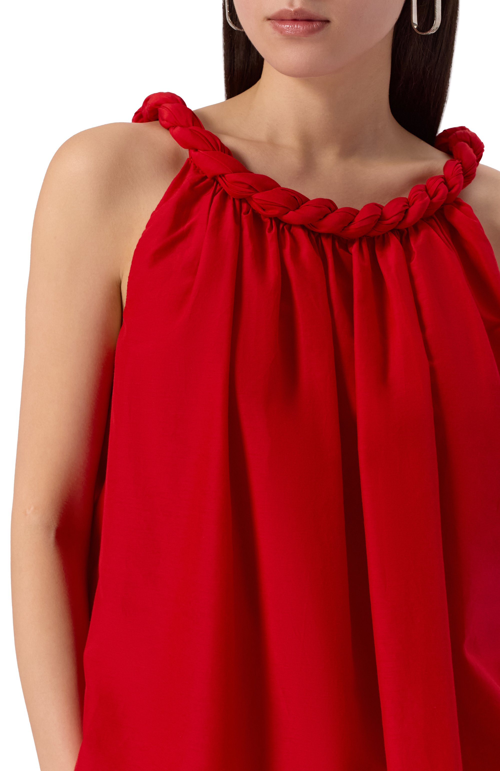 Топ из хлопка и шелка LOULOU DE SAISON, арт. GARIN0, фото 5