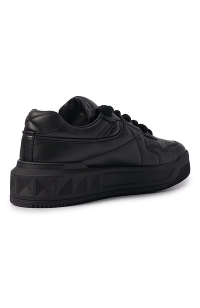 Кожаные кеды one stud xl VALENTINO черного цвета по цене 117500 руб., арт. 9Y2S0G37/XTM, фото 4 Кожаные кеды one stud xl VALENTINO, арт. 9Y2S0G37/XTM, фото 4