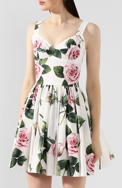 Хлопковое платье DOLCE & GABBANA, арт. F6H9RT/HS5FZ, фото 3
