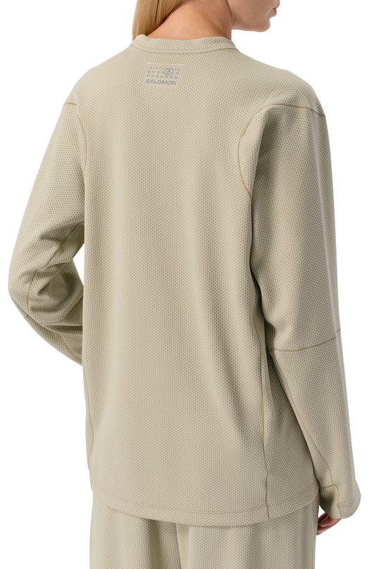 Лонгслив MM6 S52NH0036/M20139 Зелёный  S52NH0036/M20139 Фото 4