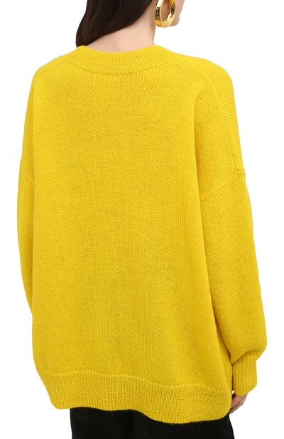 Шерстяной пуловер ISABEL MARANT ETOILE желтого цвета по цене 43650 руб., арт. PU0871-21P061E/GAE, фото 4 Шерстяной пуловер ISABEL MARANT ETOILE, арт. PU0871-21P061E/GAE, фото 4