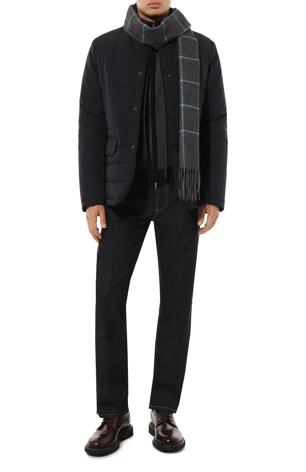 Шарф из шелка и кашемира PIACENZA CASHMERE 1733, арт. 83495/45, фото 3