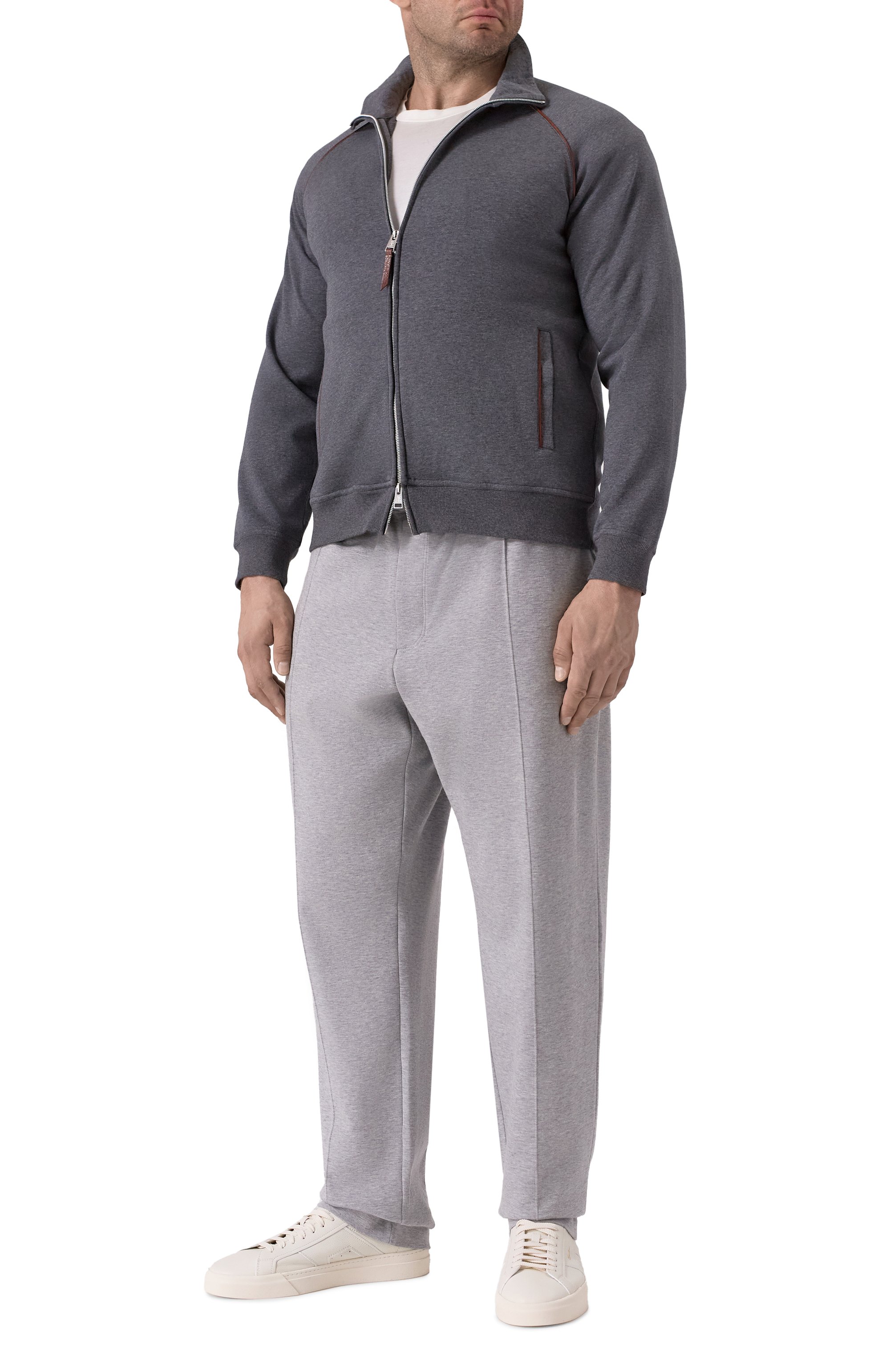 Футболка из хлопка и шелка CORTIGIANI, арт. 2A6630, фото 2