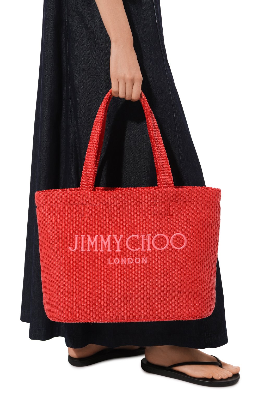 Сумка-тоут east-west JIMMY CHOO, арт. BEACH T0TE E/W, фото 2