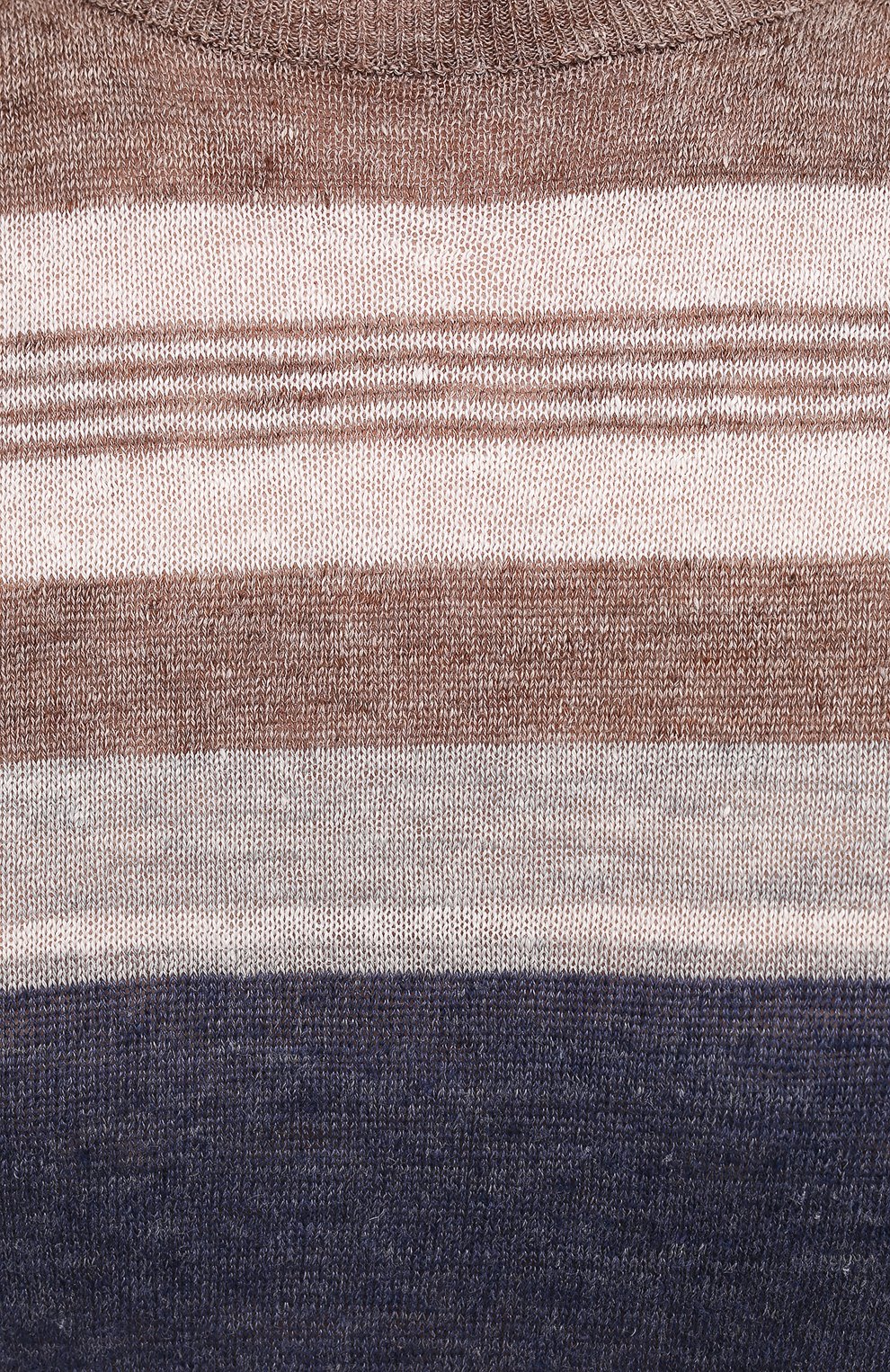 Льняной джемпер GRAN SASSO коричневого цвета по цене 18950 руб., арт. 57177/24811, фото 5 Льняной джемпер GRAN SASSO, арт. 57177/24811, фото 5