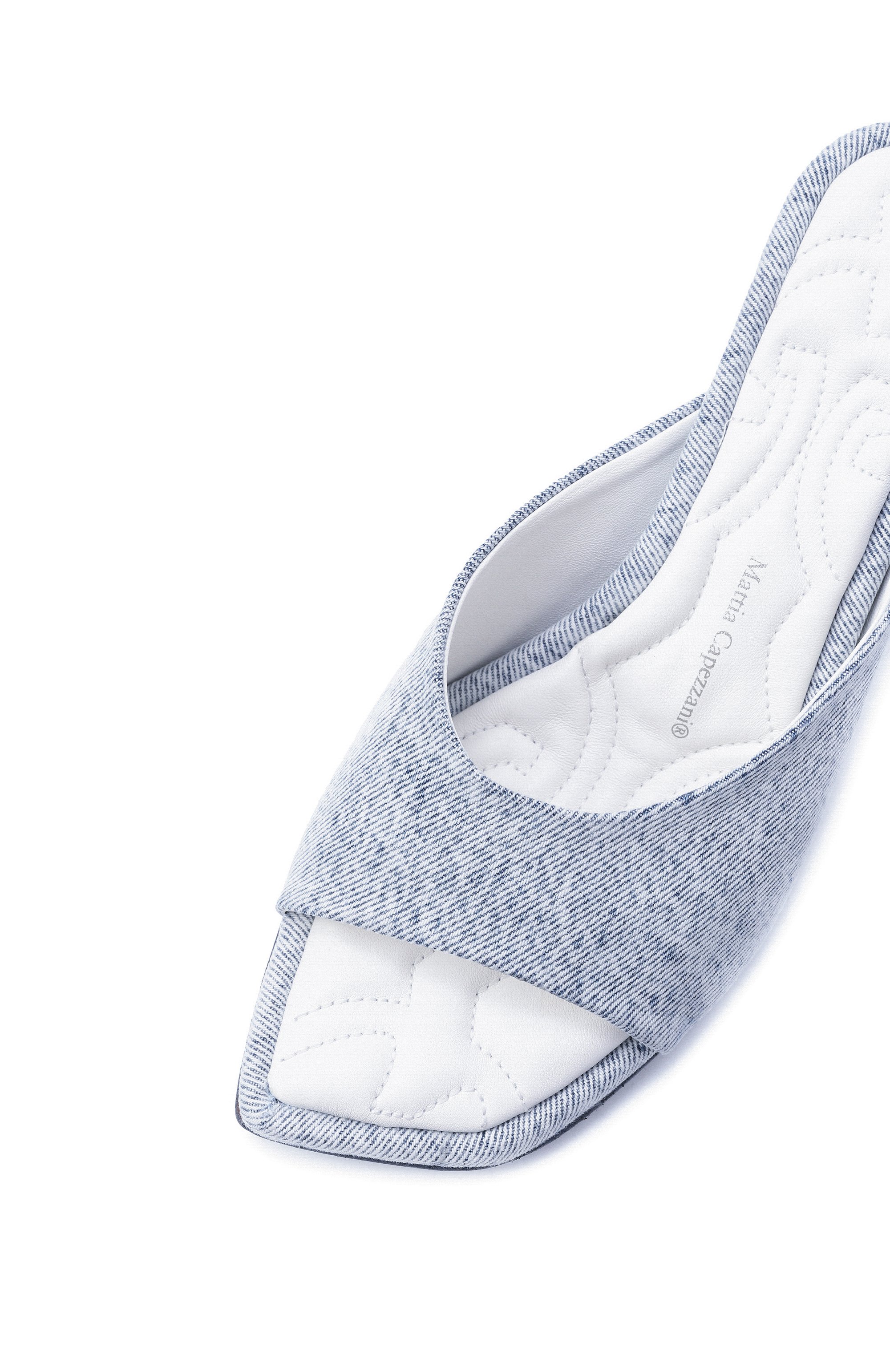 Текстильные мюли MATTIA CAPEZZANI, арт. W450/JEANS, фото 7