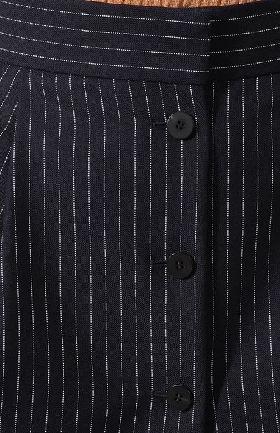 Шерстяная юбка CHLOÉ темно-синего цвета по цене 133000 руб., арт. CHC20UJU11063, фото 5 Шерстяная юбка CHLOÉ, арт. CHC20UJU11063, фото 5