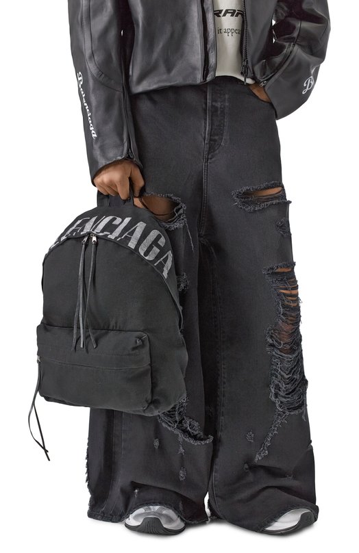 Рюкзак Editor Balenciaga 827206/2AB0W Чёрный  827206/2AB0W Фото 2