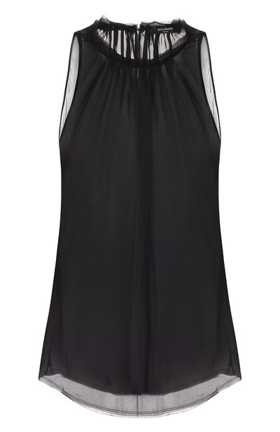 Женский шелковый топ BALMAIN, арт. EF0IA005/SB04