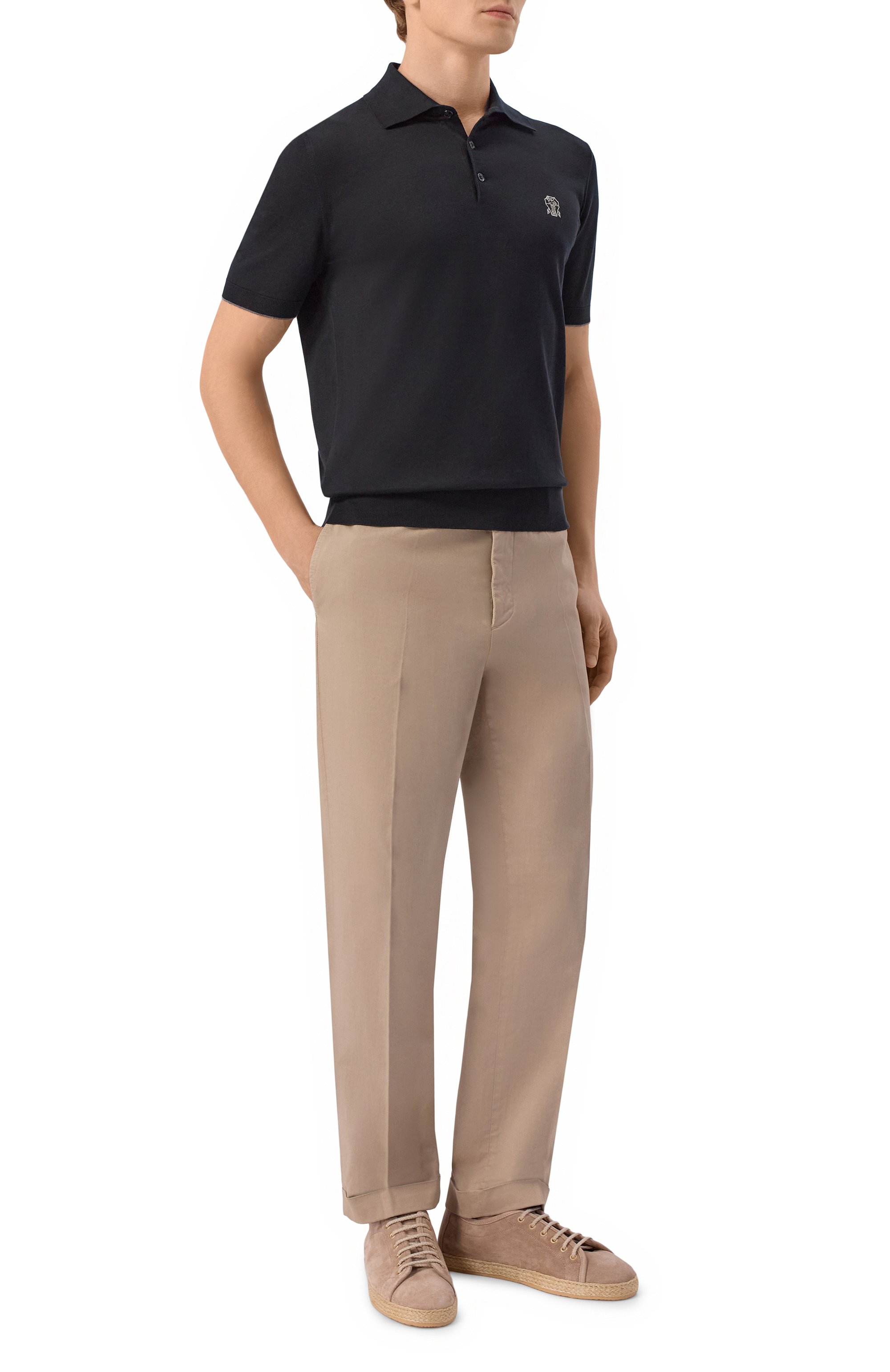 Замшевые кеды BRUNELLO CUCINELLI, арт. MZULNGI650, фото 2