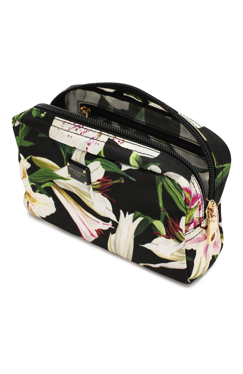 Текстильная косметичка DOLCE & GABBANA черного цвета по цене 37800 руб., арт. BI0929/AA265, фото 3 Текстильная косметичка DOLCE & GABBANA, арт. BI0929/AA265, фото 3