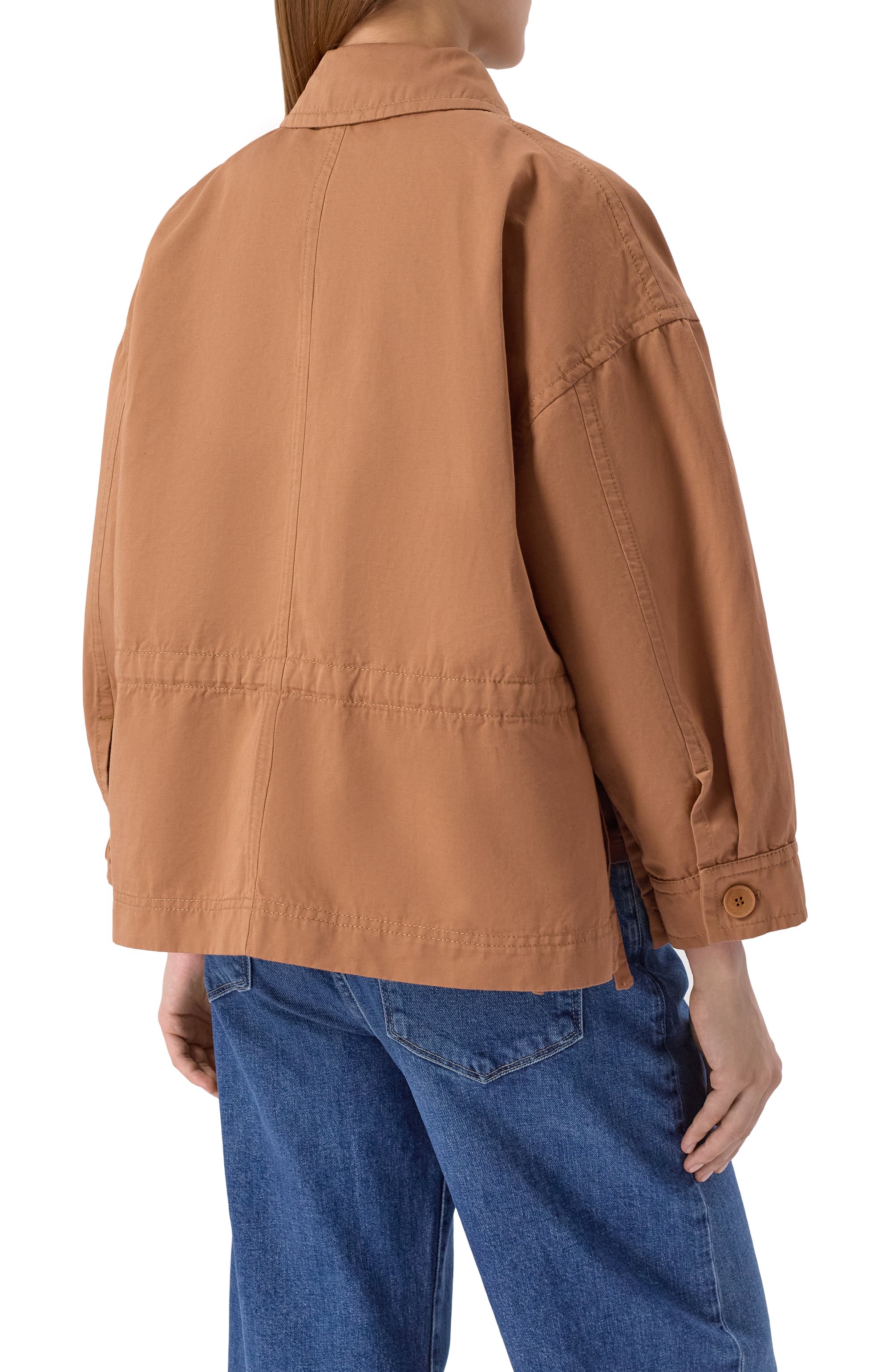 Куртка из хлопка и льна WEEKEND MAX MARA, арт. EGER, фото 4