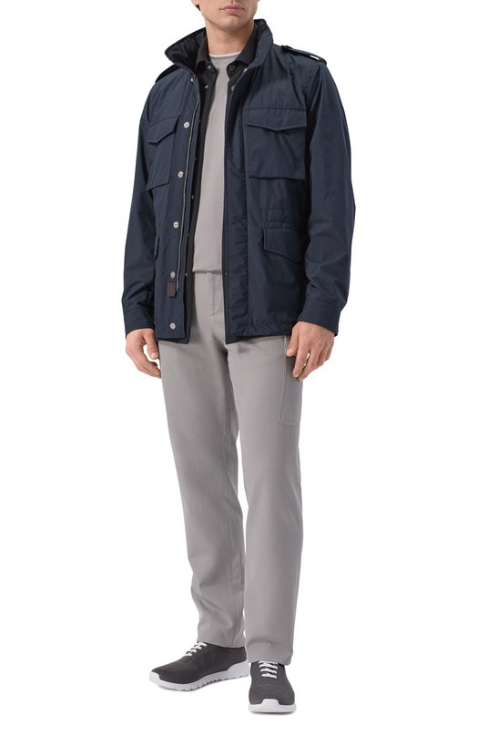 Хлопковая футболка Kiton UMK0970 Серый  UMK0970 Фото 2