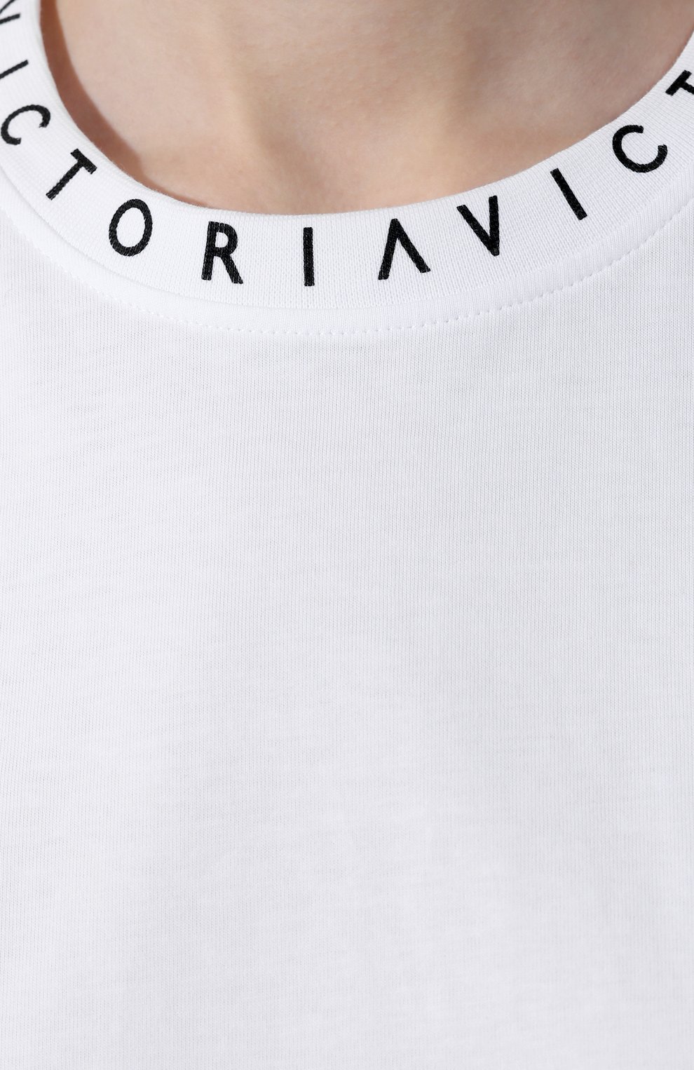Хлопковая футболка VICTORIA, VICTORIA BECKHAM, арт. 2120JTS000446A, фото 5