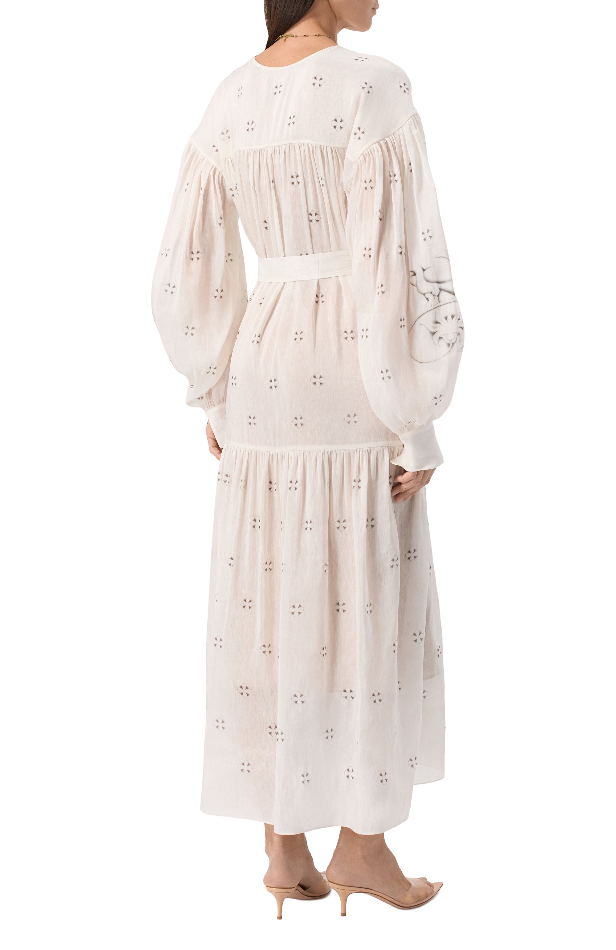 Платье изо льна и шелка AKHMADULLINA, арт. 1125.5D120/L001, фото 4