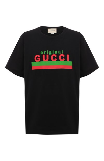 Хлопковая футболка GUCCI, арт. 616036 XJCOQ, фото 1