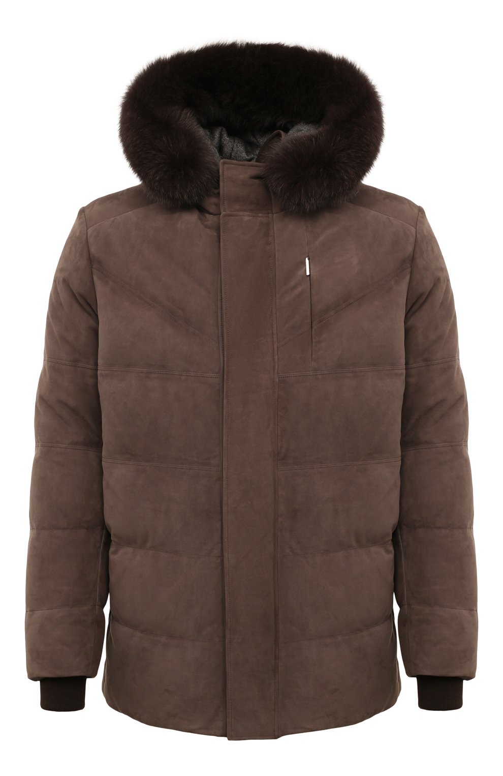 Кожаный пуховик с отделкой из лисицы STEFANO RICCI, арт. M7J2300080/NABIDR, фото 1