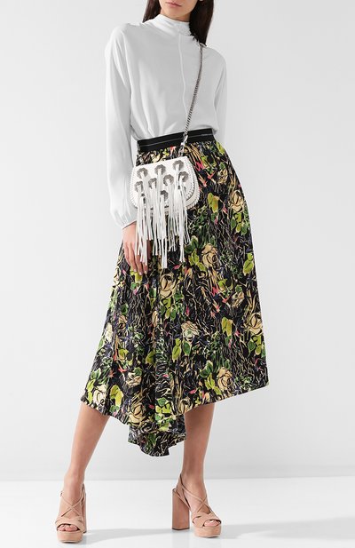 Сумка из кожи с бахромой PRADA, арт. 1BD116-2EIG-F0009-CIB, фото 2