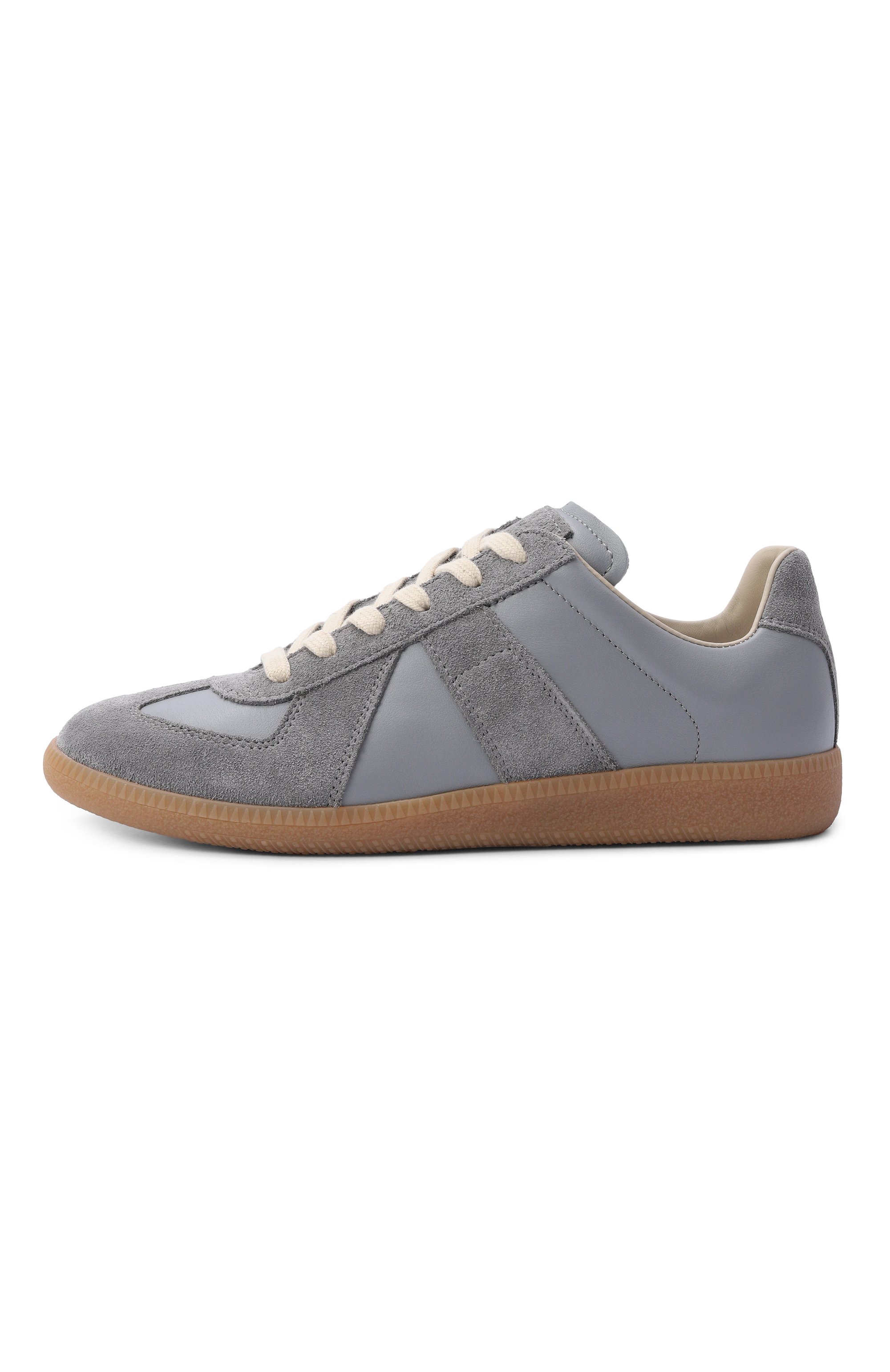 Кожаные кеды replica MAISON MARGIELA серого цвета по цене 81850 руб., арт. S58WS0109/P1895, фото 4 Кожаные кеды replica MAISON MARGIELA, арт. S58WS0109/P1895, фото 4