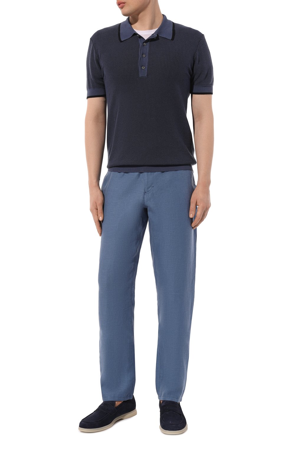 Брюки изо льна и шелка ZILLI, арт. CP801BM0850VZC000, фото 2