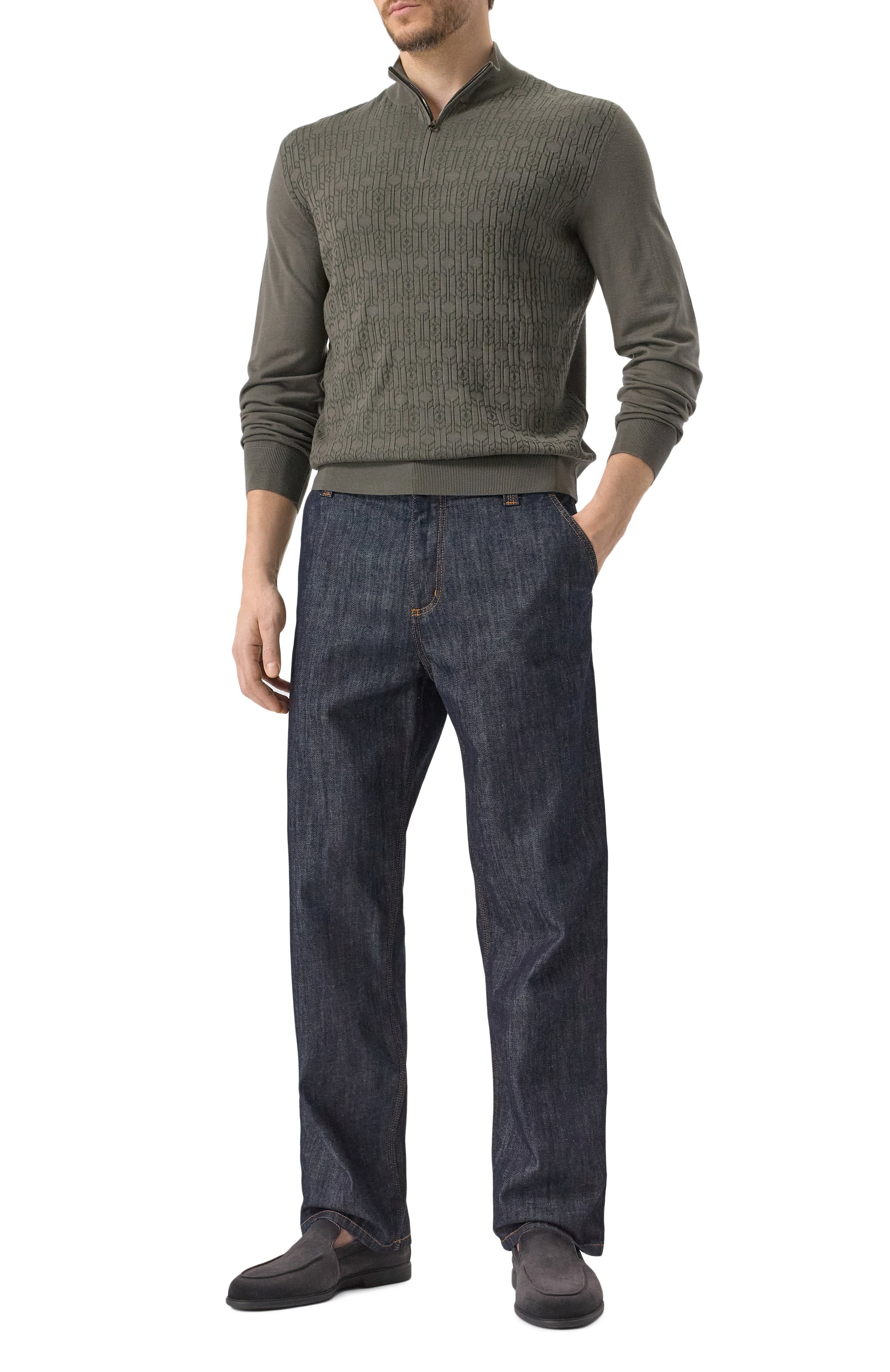 Джемпер из шерсти и шелка STEFANO RICCI, арт. KE06006AL1/E24302, фото 2