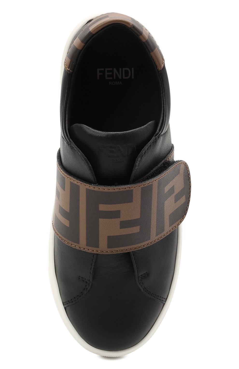 Кожаные кеды FENDI, арт. JMR325/A7N4/27-31, фото 4